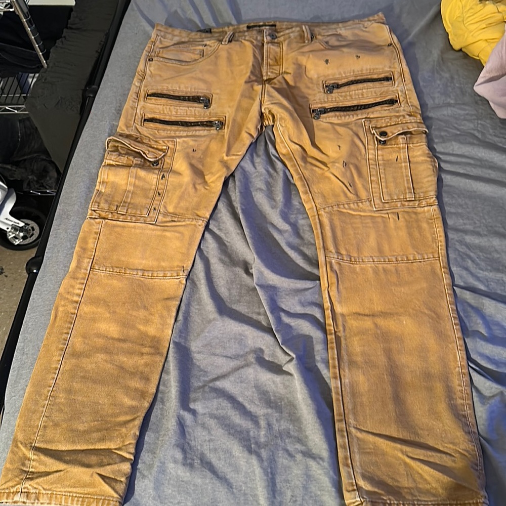 Cult Tan Greaser Cargo pants size 42 length 34